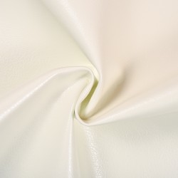 Ткань Дерматин (Кожзам) для мебели, цвет Белый (на отрез)  в Домодедово