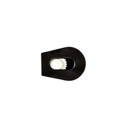 Зажим для шнура 4 мм KL цвет Чёрный + Белый (поштучно)  в Домодедово