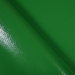 Ткань ПВХ 450 гр/м2, Зелёный (Ширина 160см), на отрез  в Домодедово