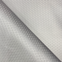 Ткань Оксфорд 300D PU Рип-Стоп СОТЫ, цвет Светло-Серый (на отрез)  в Домодедово