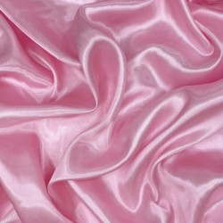 Ткань Атлас-сатин, цвет Розовый (на отрез)  в Домодедово