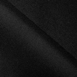 Прорезиненная ткань Оксфорд 600D ПВХ, Черный (на отрез)  в Домодедово