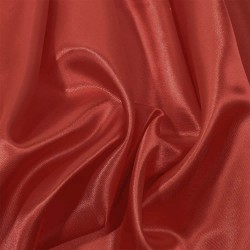 Ткань Атлас-сатин, цвет Красный (на отрез)  в Домодедово