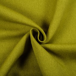 Ткань Рогожка (мебельная), цвет Зелёный (на отрез)  в Домодедово