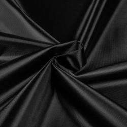 *Ткань Оксфорд 210D PU, цвет Черный (на отрез)  в Домодедово