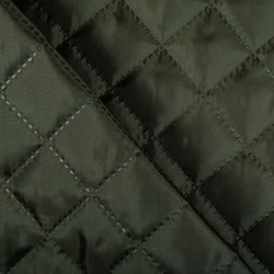 Стеганая подкладочная ткань с синтепоном (100гр/м2),  Хаки   в Домодедово